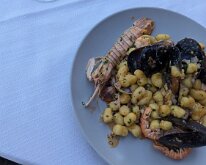 2025-10-12 14.10.12 Rick got gnocchi with seafood