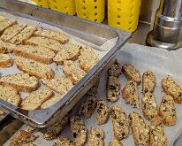 2025-10-13 13.57.59 Two kinds of cantucci - one with nuts, the other with chocolate and nuts